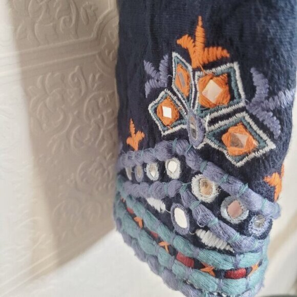 Temperance Quilted jewel patchwork open jacket size large - Picture 2 of 11